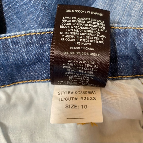 Kut from the Kloth drawstring cropped jeans, sz 10 - Picture 6 of 11